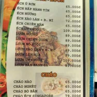Thực đơn- Quán Nhậu Năm Cua - Hải Sản & Các Món Ăn Đồng Quê