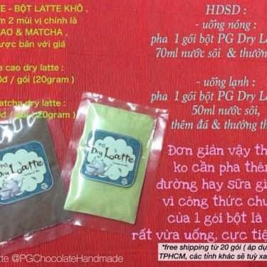 Thực đơn- Nama Chocolate Handmade Of PG - Shop Online - Lê Văn Sỹ