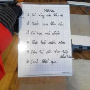Thực đơn- Nắng Sài Gòn Cafe - Vũ Tông Phan
