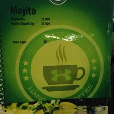 Thực đơn- Nắng Xanh Coffee