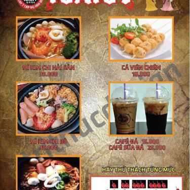 Thực đơn- Nany Coffee - Đường DD11