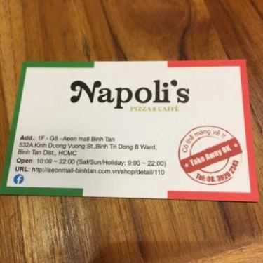 Tổng hợp- Napoli's Pizza & Cafe - Aeonmall Bình Tân