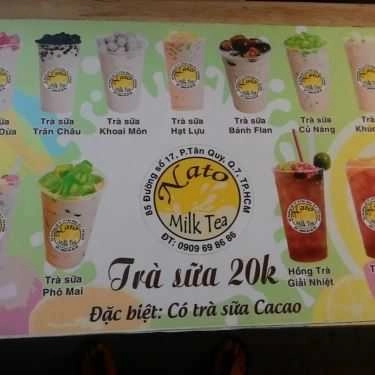 Thực đơn- Ăn vặt Nato Milk Tea - Trà Sữa Nhà Làm