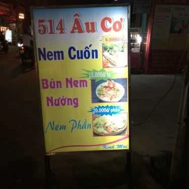 Thực đơn- Ăn vặt Nem Cuốn Phú Yên - Âu Cơ