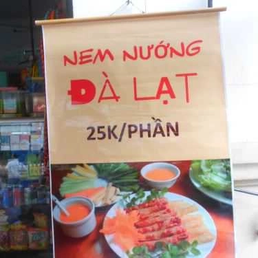 Thực đơn- Ăn vặt Nem Nướng Đà Lạt - Lê Văn Sỹ