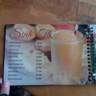 Thực đơn- New Coffee - Đường D1