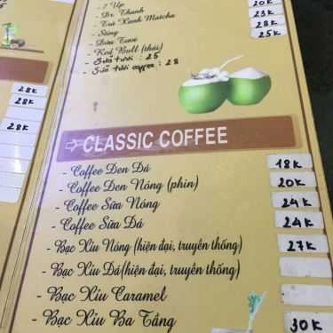 Thực đơn- New Day Coffee - Gò Dầu
