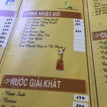 Thực đơn- New Day Coffee - Gò Dầu