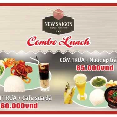 Thực đơn- New Saigon Cafe Bar