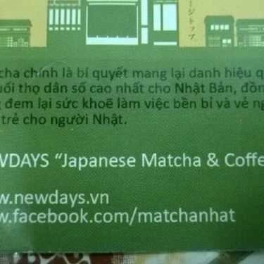 Tổng hợp- Newdays Japanese Matcha Cafe - Phan Xích Long