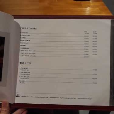 Thực đơn- Nex - Cafe & Restaurant
