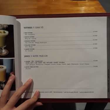 Thực đơn- Nex - Cafe & Restaurant