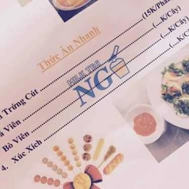 Thực đơn- Ăn vặt Ngố Milk Tea