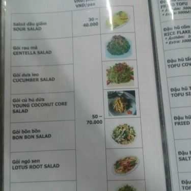 Thực đơn- Quán Ăn Ngộ Quán - Ẩm Thực Chay