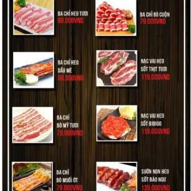Thực đơn- Quán Nhậu 93 BBQ - Nướng & Lẩu