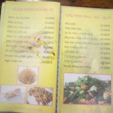 Thực đơn- Quán Nhậu Nhân Hòa Quán - Lẩu & Các Món Nhậu