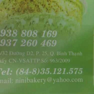 Tổng hợp- Tiệm Bánh NiNi Bakery - Bánh Kem Pháp - Nguyễn Gia Trí