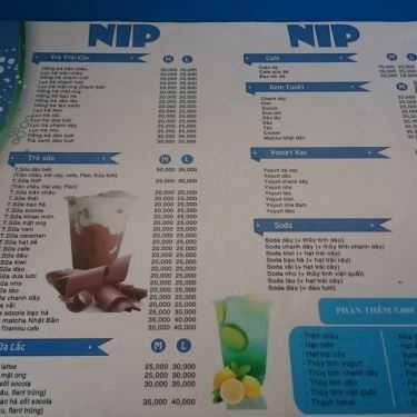 Thực đơn- Cafe Nip Milktea - E Mart Gò Vấp