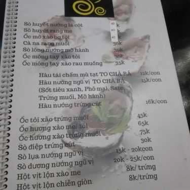 Thực đơn- Khu Ẩm Thực No71 Food Market - Thiên Đường Ẩm Thực Châu Á