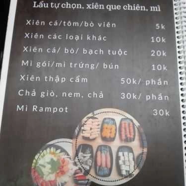 Thực đơn- Khu Ẩm Thực No71 Food Market - Thiên Đường Ẩm Thực Châu Á