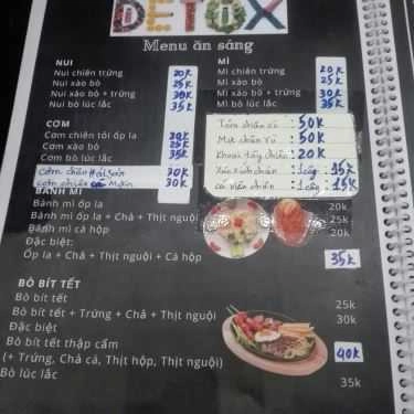 Thực đơn- Khu Ẩm Thực No71 Food Market - Thiên Đường Ẩm Thực Châu Á