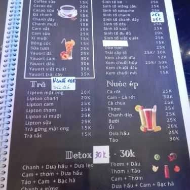 Thực đơn- Khu Ẩm Thực No71 Food Market - Thiên Đường Ẩm Thực Châu Á