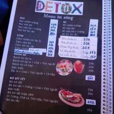 Thực đơn- Khu Ẩm Thực No71 Food Market - Thiên Đường Ẩm Thực Châu Á