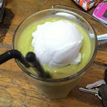 Món ăn- Kem Nếp Cẩm - Nu Coffee