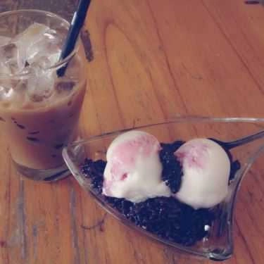 Món ăn- Kem Nếp Cẩm - Nu Coffee