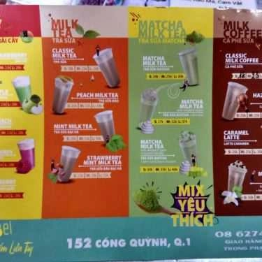 Thực đơn- Ăn vặt NuBei Nước Mây - Cống Quỳnh