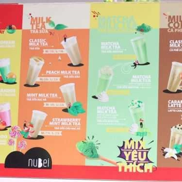 Thực đơn- Ăn vặt NuBei Nước Mây - Cống Quỳnh