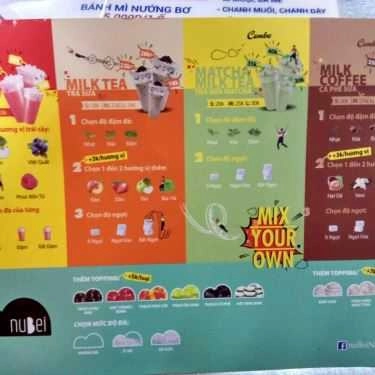 Thực đơn- Ăn vặt NuBei Nước Mây - Cống Quỳnh