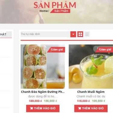 Thực đơn- Shop online Nuhawa - Nước Hoa Quả Online