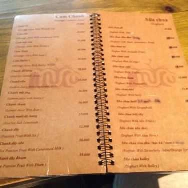 Thực đơn- Nuo House Coffee