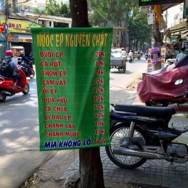 Thực đơn- Cafe Nước Ép Trái Cây 146 - Phạm Ngũ Lão