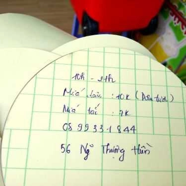 Thực đơn- Ăn vặt Nước Mía - Nguyễn Thượng Hiền
