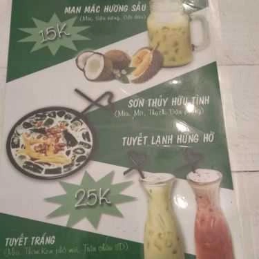 Thực đơn- Cafe Nước Mía Xanh Lá