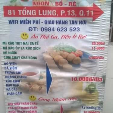 Thực đơn- Nước Sâm Bà Día - Trà Sữa & Ăn Vặt