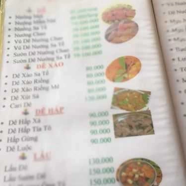 Thực đơn- Quán Nhậu Quán Nướng 315