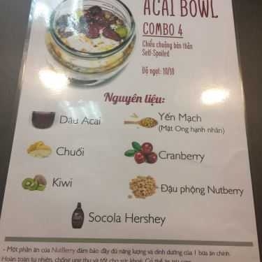 Thực đơn- Nutberry Coffee