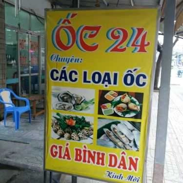 Thực đơn- Quán Nhậu Quán Ốc 24