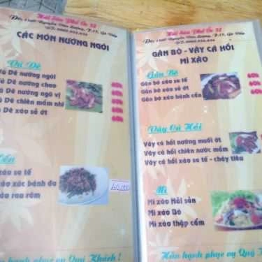 Thực đơn- Quán Nhậu Quán Hải Sản Ốc 32