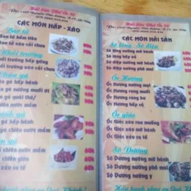 Thực đơn- Quán Nhậu Quán Hải Sản Ốc 32