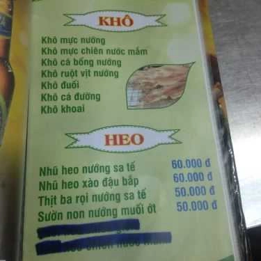 Thực đơn- Ăn vặt Ốc A Nhỏ
