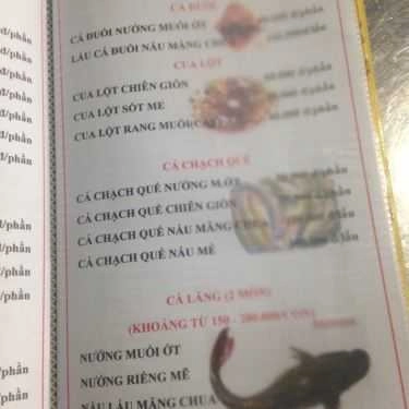 Thực đơn- Ăn vặt Ốc Công Đoàn