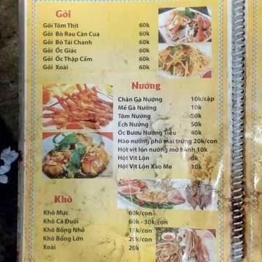 Thực đơn- Quán Nhậu Ốc Đêm