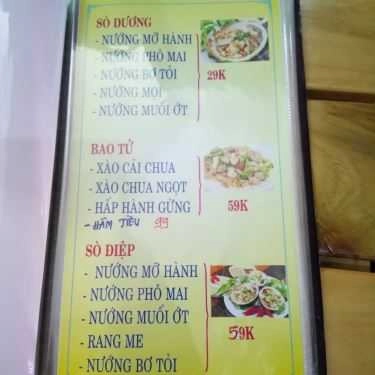 Thực đơn- Quán Nhậu Ốc Hải Sản 107