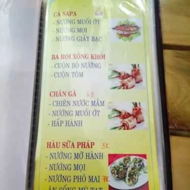 Thực đơn- Quán Nhậu Ốc Hải Sản 107
