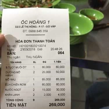 Tổng hợp- Ăn vặt Ốc Hoàng - Lê Thị Hồng