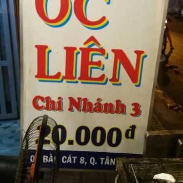 Thực đơn- Quán Nhậu Ốc Liên 20k - Bàu Cát 8